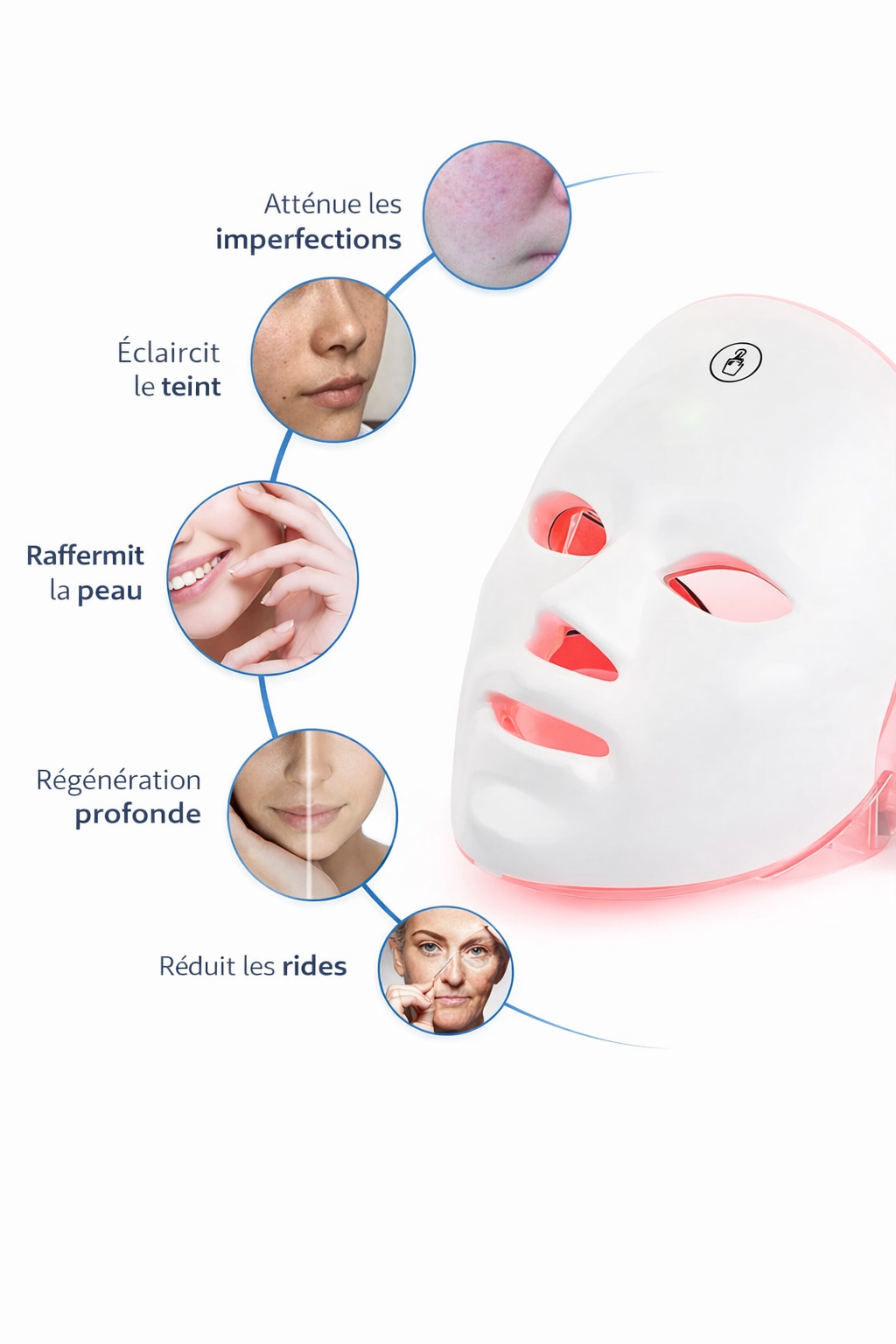 GLOW THERAPY™ | MASQUE LED VISAGE