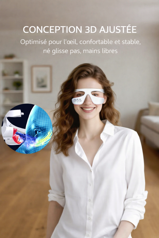 MASSEUR CHAUFFANT YEUX ET CONTOUR DES YEUX | GLOW THERAPY™